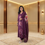 Jaipuri Pure Cotton Suit Set for Women | Designer Office Wear Kurta, Pant & Dupatta Set