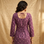 Elegant Maroon Printed Rayon Kurti | Everyday Ethnic Fashion for Women | Ready to Wear