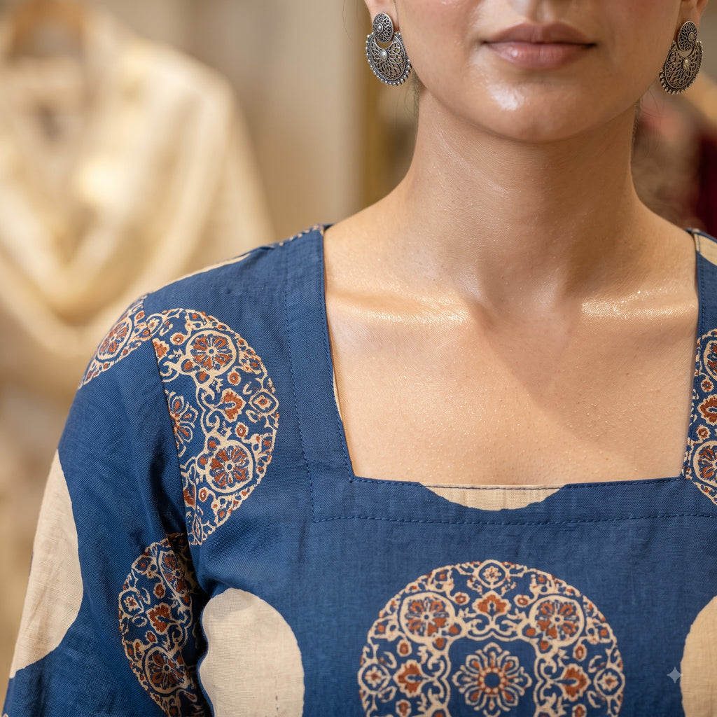 Premium Heavy Cotton Printed One Piece Kurti