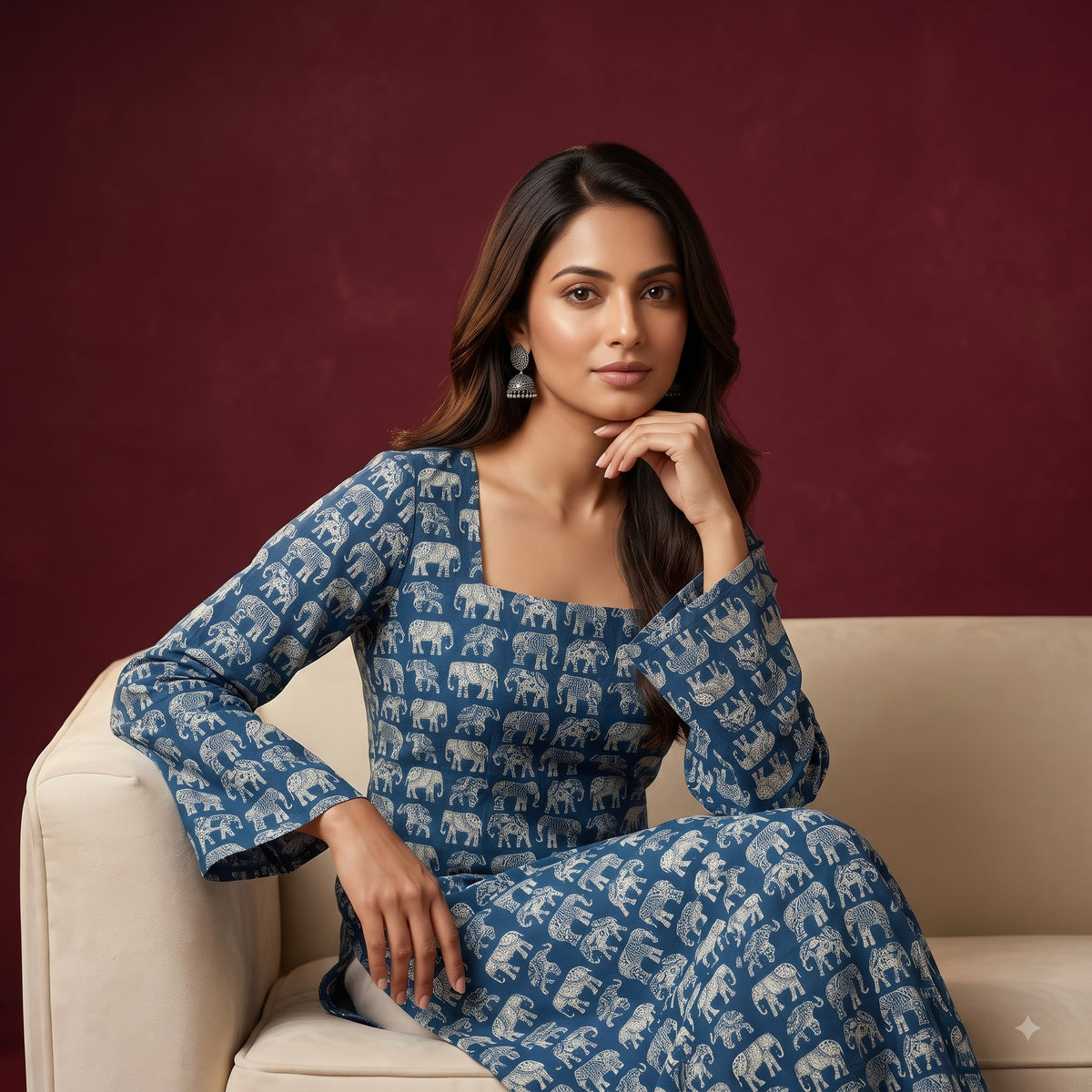Women's Printed Heavy Rayon Short Kurti Top | Casual Everyday Ethnic Wear | Ready to Wear